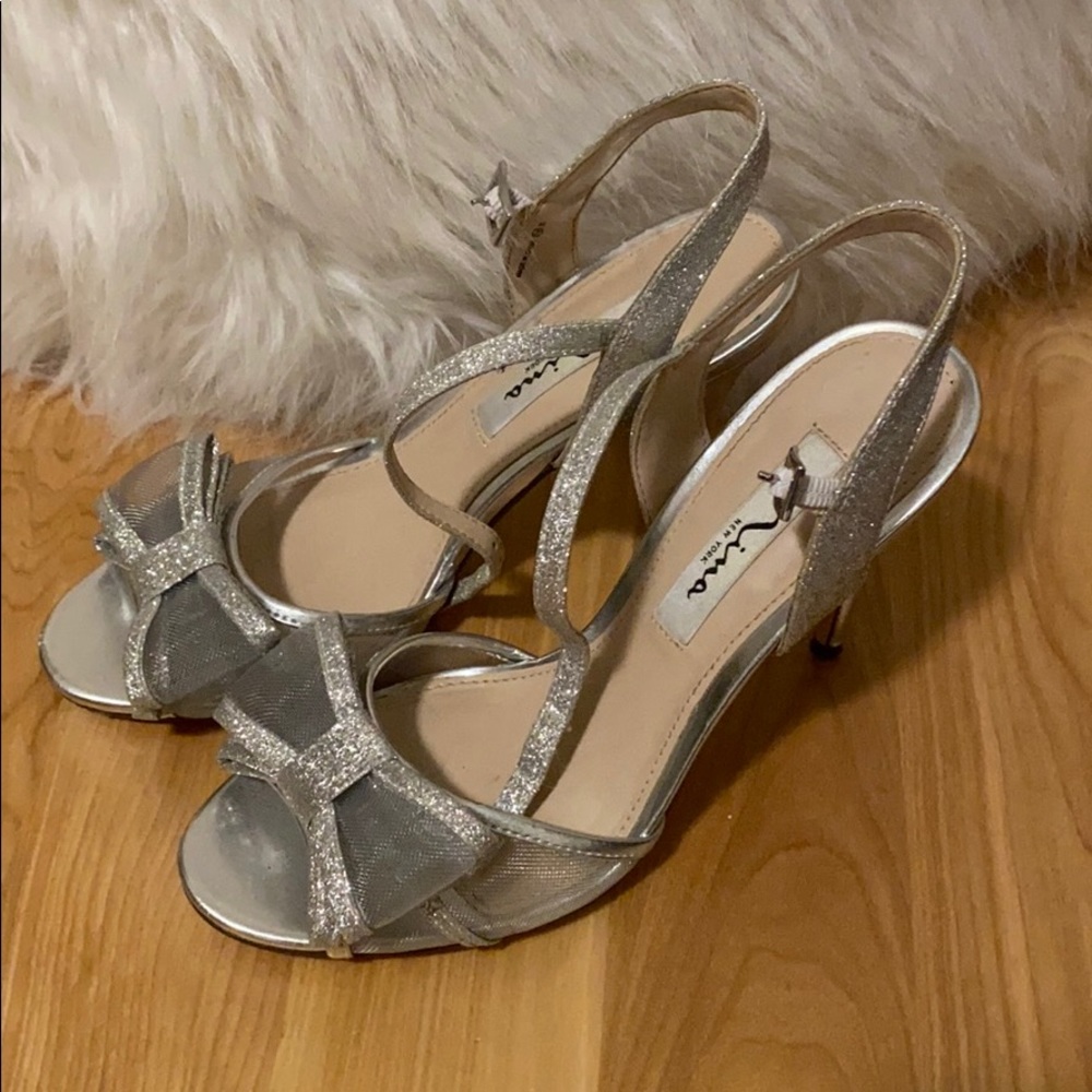 Sparkly high heels